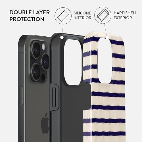 BURGA Phone Case for iPhone 15 Pro Max - Cute, Trendy, Aesthetic, Pattern Phone Cover, Hard Shell Protection - fits Apple iPhone 15 Pro Max Case for Women and Men thumbnail 2