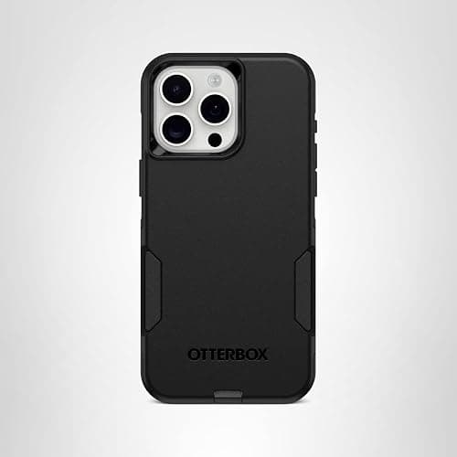 OtterBox iPhone 15 Pro MAX (Only) Commuter Series Case - Black, Slim & Tough, Pocket-Friendly, with Port Protection thumbnail 6