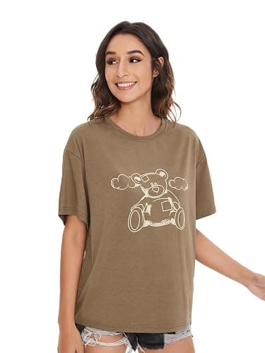 SOLY HUX Women's Graphic Tees Cute Print Short Sleeve Tee Preppy Clothes Casual Vintage Summer Oversized T Shirt Top thumbnail 5