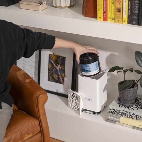 ScentAir Whisper Home | Diffuser Machine, Scents up to 800 Sq. Ft Room, Compatible with Alexa & Google, WiFi & Bluetooth Enabled, Cartridge Sold Separately, White thumbnail 2