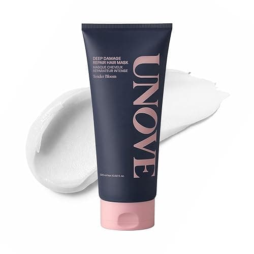 UNOVE Deep Damage Treatment Ex - Protein Hair Treatment & Hair Mask for Damaged Hair | Deep Conditioning & Keratin Hair Mask for Dry, Frizzy Hair | Korean Hair Care | Tender Bloom, 10.82 fl oz - Image 1