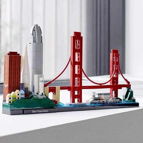 LEGO Architecture Skyline Collection 21043 San Francisco Building Kit Includes Alcatraz Model, Golden Gate Bridge and Other San Francisco Architectural Landmarks (565 Pieces) thumbnail 3