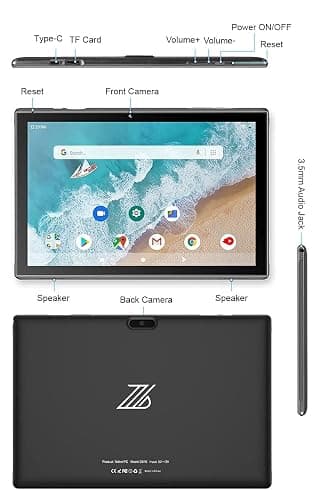 10 inch Tablet Android 15 Tablet PC, 10.1" Android Tablets DDR4 8GB RAM(5GB Expand) 32GB ROM 2MP+8MP Dual Camera 5G WiFi-6 BT Support 1TB Expand 10 in IPS 6000mAh Battery Powerful Performance Tablets thumbnail 6