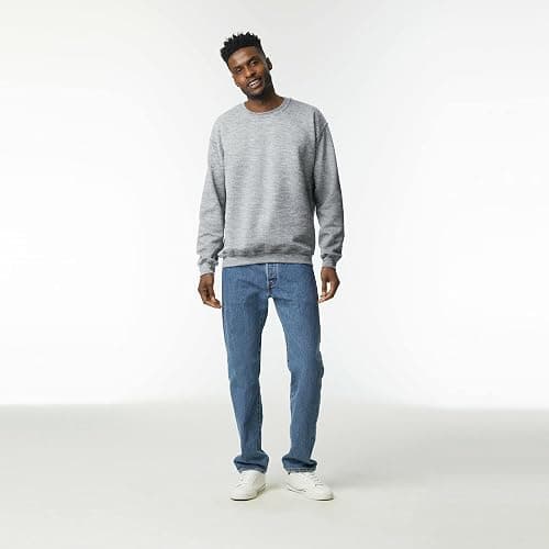 Gildan unisex-adult Fleece Crewneck Sweatshirt, Style G18000, Multipack thumbnail 6