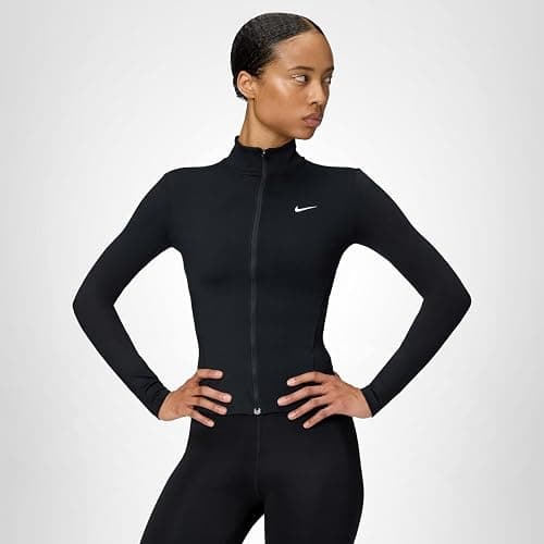 Nike Women's One Fitted Dri-FIT Full-Zip Jacket thumbnail 7