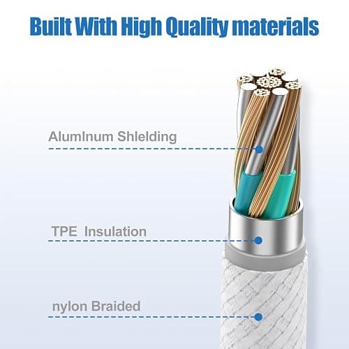 USB C to C Charging Cable 10ft, 60W Fast Type C to C Charger Cord Long for Apple iPhone 17 Pro Max/17 Air/16 Pro Max/15 Plus, MacBook Pro 2021/2020/2019,iPad 12.9/11 inch/Mini/Air 5/4,Samsung Galaxy thumbnail 3