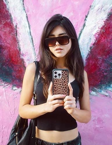 Wildflower Cases - iPhone 16 Plus Compatible - Meow - Brown | Impact-Certified 6.5 ft Drop Protection Case, Raised Protective Bumper, Cute Aesthetic Design, Women-Owned Small Business thumbnail 4