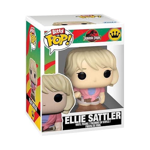 Funko Bitty Pop! Jurassic Park: Ellie Sattler, Ian Malcolm, Triceratops, and Brachiosaurus, with a 1 in 6 chance for a Surprise Mystery Figure - 0.9 Inch (2.2 Cm) Collectable - Gift Idea - Cake Topper thumbnail 4