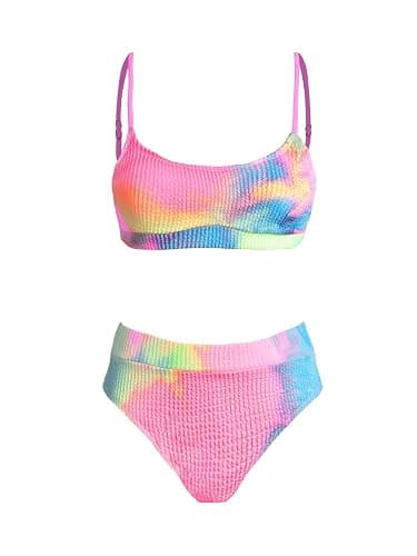 CUPSHE Women's Bikini Set Two Piece Swimsuits High Waisted Scoop Neck Spaghetti Adjustable Straps Textured thumbnail 6