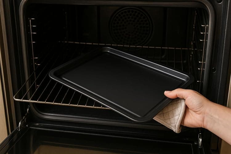 4-Pack - Essentials Baking Tray Set 32cm by KITCHENEUR - Easy Cleaning Baking Tray/Pan, Non-Stick Tin, Multi-Pack Set Oven Trays - Dishwasher Safe and Easy Cleaning thumbnail 8