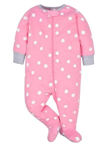 Gerber baby-girls 4 Pack Sleep N' Play Footie thumbnail 5