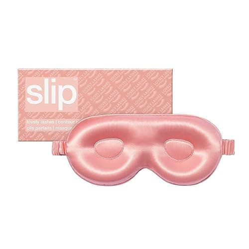 slip Rose Contour Sleep Mask | Pure Silk, 100% Mulberry Silk | Contoured Design for Optimal Light Blocking & Comfort | Soft, Gentle on Skin, Adjustable Strap for Perfect Fit | Ideal for Restful Sleep - Image 1