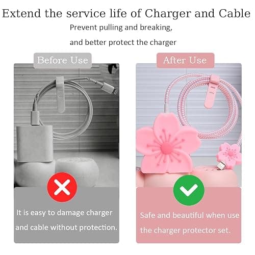 Yluirktfa Charger Cover Compatible With iPhone 20W USB-C Power Adapter - 3D Cute Cartoon Design Cable Protector Wire Protective Case for iPhone 16 15 14 13 12 11 Pro Max, 198 thumbnail 9