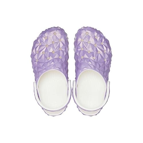 Crocs Unisex-Adult Classic Geometric Clog - 6 Women/4 Men - Iridescent Lilac thumbnail 5