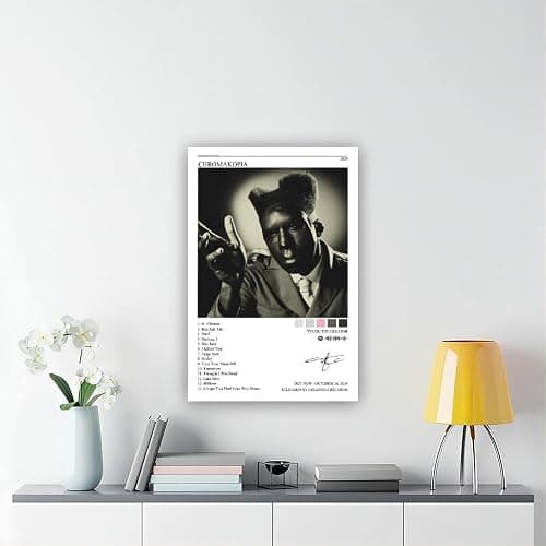 stortnate Tyler Posters The Creator Poster Chromakopia Music Album Cover Canvas Posters Bedroom Decor Landscape Office Room Decor Gift Unframe:12x18inch(30x45cm) thumbnail 6