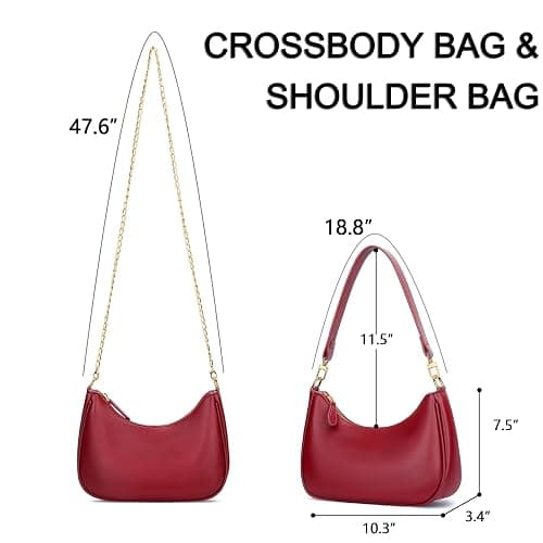 KKXIU Shoulder Bag for Women Cute Hobo Purses and Handbags Retro Clutch Underarm Purse thumbnail 6