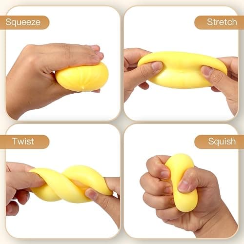 4 Pack Dumpling Squishies Toy Mystery Box, Colorful Dumplings Stress Balls Fidget Sensory Toy, Bun with Food Steamer Stretchy Desk Toys Soft Squeeze Decompression Dough for Adults Kids thumbnail 5