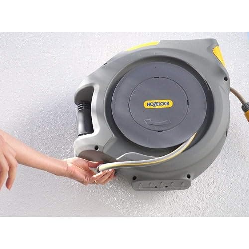 HOZELOCK - Auto Reel 30m wall-mounted hose reel : Easy to Install, Lock, Auto-rewind, Ready-to-use Reel With Nozzle, Fittings, Hozelock Hose and Accessories Included - 5 Year Guarantee* [2403 0000] thumbnail 10