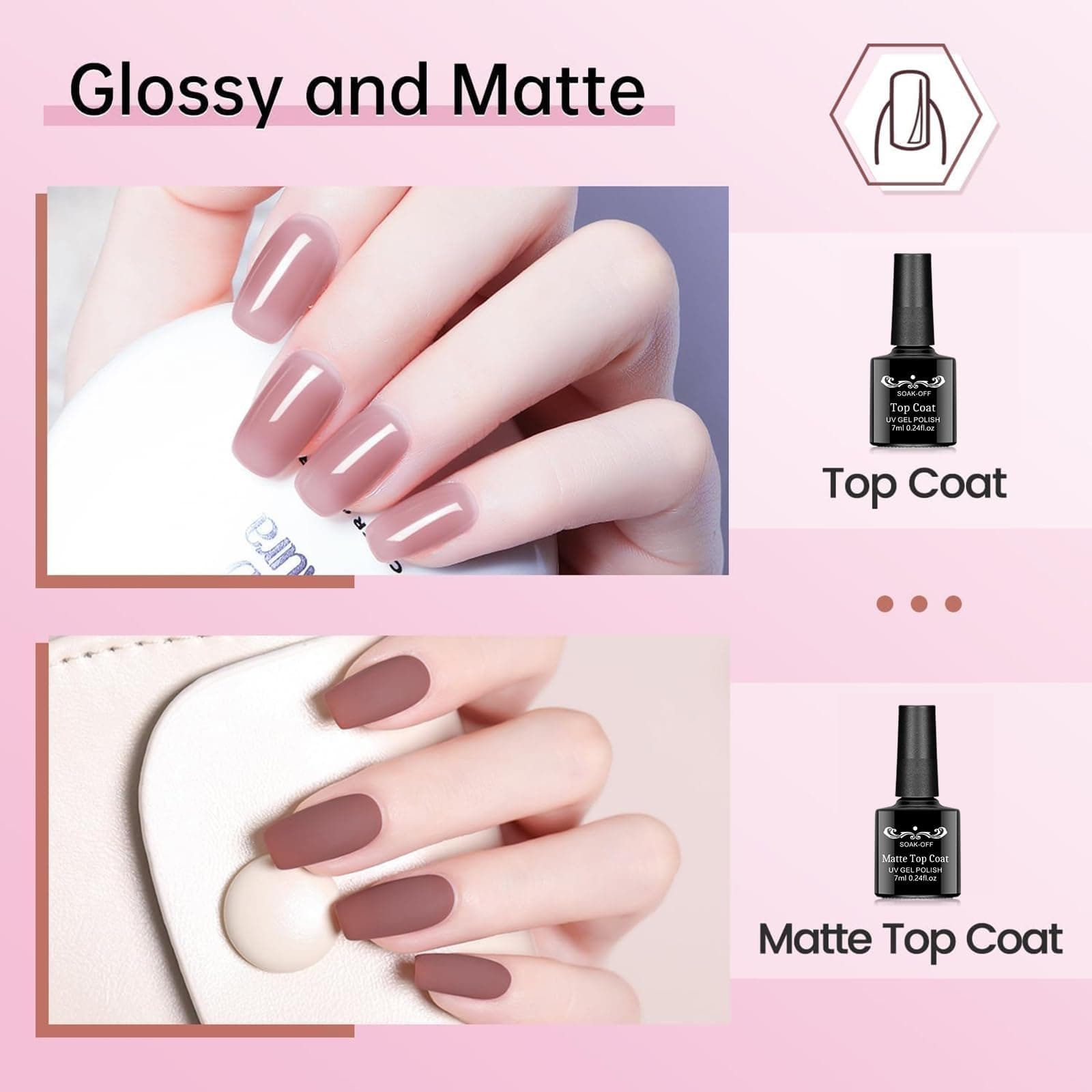 JODSONE 14 Pcs Poly Gel Nail Kit With U V Light Starter Kit Nude Clear Pink Brown Poly Extension Gel Nail Kit With Base Top Coat Nail Art Tools All In One Kit Starter Kit thumbnail 5