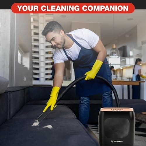 Gearwiz Touchless Automatic Electric Vacuum Dustpan with Nozzle Attachment – Hands-Free, Multi-Mode Floor Cleaner for Professional Use thumbnail 7