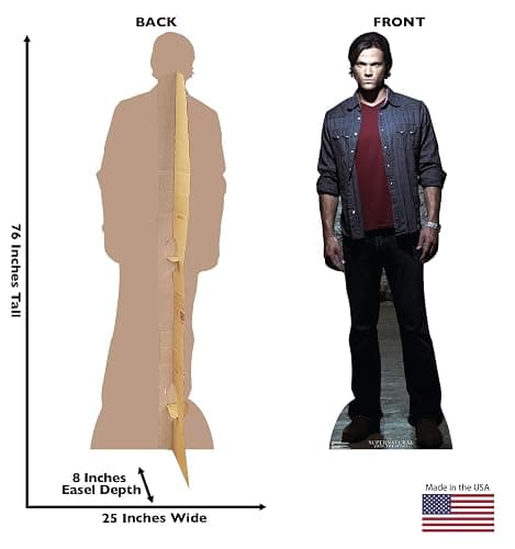 Cardboard People Sam Winchester Life Size Cardboard Cutout Standup - The CW's Supernatural thumbnail 2