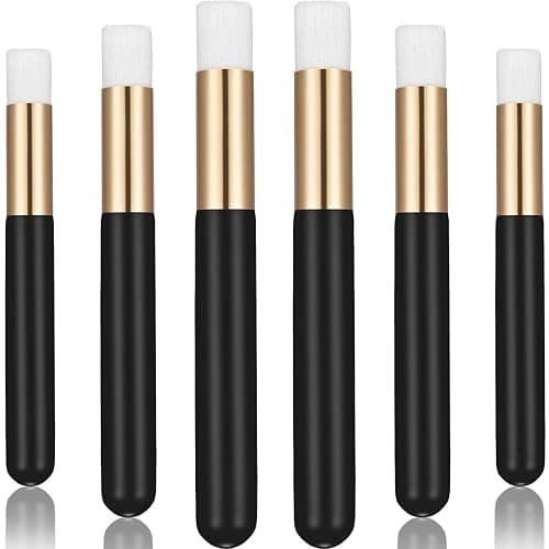 Hicarer 20-Piece Lash Shampoo Brush Set, Black, Fiber Bristles, Wood Handle, Nose Pore Deep Cleaning, Facial Cleansing, Eyelash Extensions, Blackhead Brush for Women, Cosmetic Tools - Image 1