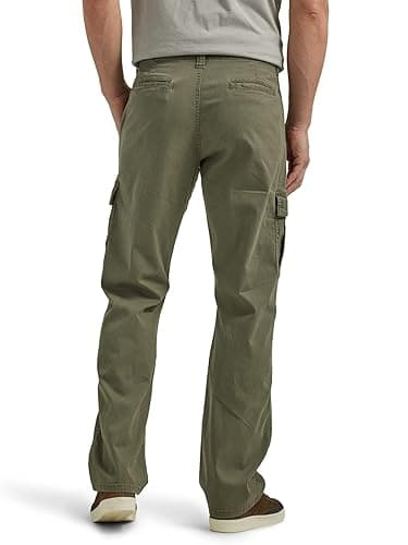 Wrangler Authentics Mens Relaxed Fit Stretch Cargo Pant thumbnail 4