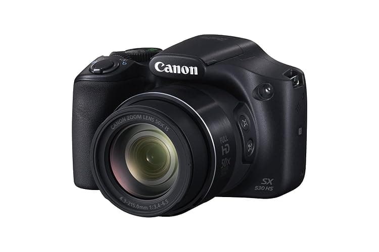 Canon PowerShot SX530 HS 16.0 MP CMOS Digital Camera with 50x Optical is Zoom (24-1200mm), Built-in WiFi, 3-Inch LCD and 1080P Full HD Video (Black) (Renewed) thumbnail 6