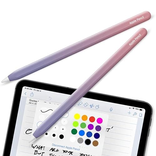 Apple Pencil Skin [2 Pack] Ultra Thin 3M Premium Vinyl Cover Greenguard Gold Ink Apple Pencil Full wrap Cover Case Gradient Color – 2nd Generation (G11) - Image 1