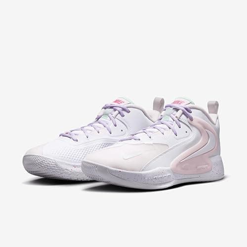 Nike HyperSet 2 SE Volleyball Shoes (HF3241-100, White/Arctic Pink/Hyper Pink/White) Size 11.5 thumbnail 5