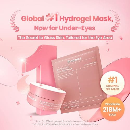 BIODANCE Collagen Peptide Eye Patches, Anti Wrinkle & Smile Line Patches for Face, Under Eye Mask for Fine Lines & Eye Bags, Travel Essentials & Self Care Gifts for Women, Korean Skin Care (60 Count) thumbnail 2
