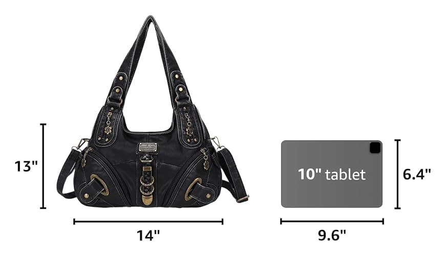 Angelkiss Hobo Purses and handbags for Women Satchel Handbag Women Purses Large Daily Shoulder Bags thumbnail 3