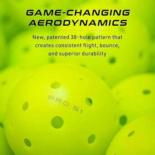 Selkirk Sport Pro S1 Ball | Crack-Resistant | 38 Hole Outdoor Pickleball Balls | USAPA Approved Pickle Ball for Tournament Play | Advanced Aerodynamics | thumbnail 6