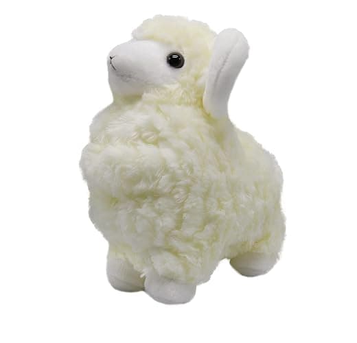Cuddly Sheep Stuffed Animal Adorable Fluffy Plush Sheep Toy Super Soft and Cute Lamb Doll Pretty Sweet Gifts for Kids Boys and Girls Present for Birthday or Party 10 Inches thumbnail 5