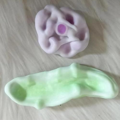 Coconut Oil Stress Ball , Fidget Squishy Toys , Portable Squeeze Vacuum Stress Shapeable Ball Toys , Sand Glutinous Crunchy Stress Ball , Stretchy Fidgety Toy Classroom Prize Adult Kids thumbnail 3
