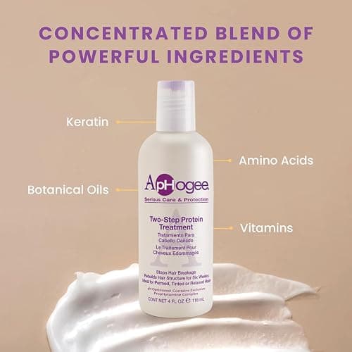 Aphogee Hair Care Double Bundle – Two-Step Protein Treatment (4 fl oz) & Balancing Moisturizer (8 fl oz) thumbnail 7