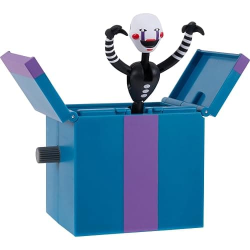 Jazwares Five Nights at Freddy’s Puppet Office Set - 5-Inch Articulated Figure with Jumpscare Feature, Glow-in-The-Dark Eyes, and Optical Diorama thumbnail 5
