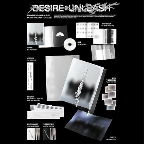 EN-HYPEN 6th Mini Album [DESIRE : UNLEASH] Standard Photobook Version (MAKE) - MAKE thumbnail 2