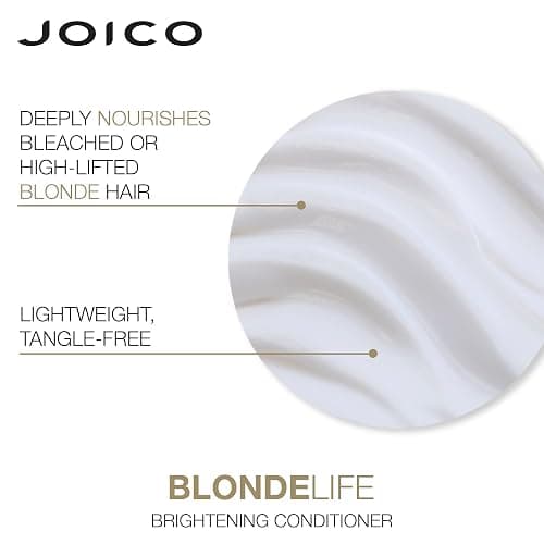 Joico Blonde Life Brightening Shampo & Conditioner | For Blonde Hair | Add Softness & Smoothness | Sulfate Free | Fortified With Monoi & Tamanu Oil thumbnail 7