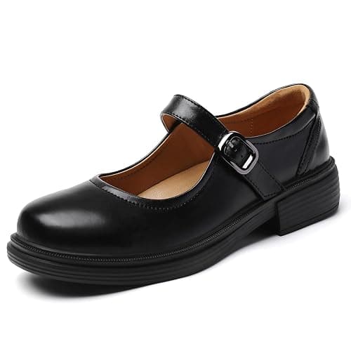 OKJ Mary Jane Shoes Women Flat Platform Mary Janes for Womens Comfortable Flats Dressy Casual School Cute Non Slip Work Shoes - Image 1