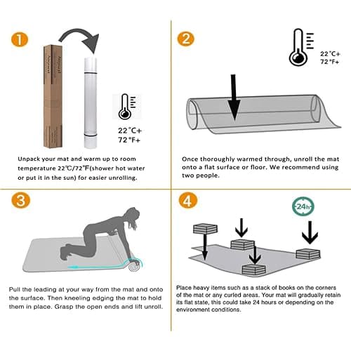 Amyracel Office Chair Mat, 30" x 48" Easy Glide Plastic Floor Mat, Clear Computer Desk Chair Mat for Hardwood Floor thumbnail 6
