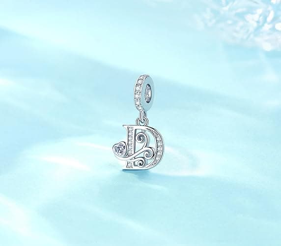 XOYOYZU Silver Letter Charm Fit for Pandora Charms Bracelet Alphabet Initial Dangle Charms Beads Jewelry Gifts for Women thumbnail 2