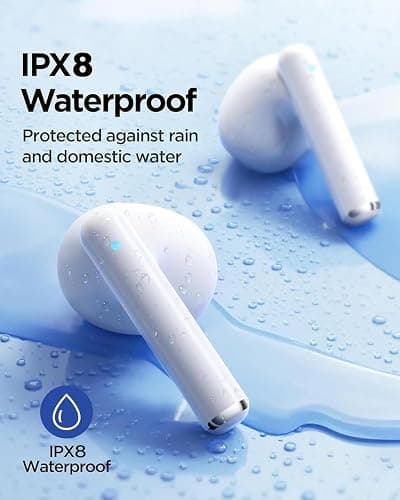 Wireless Earbuds, Bluetooth 5.4 Headphones In Ear with Charging Case, 48H Playtime Bluetooth Earphones with ENC Noise Cancelling Mic, IPX8 Waterproof Sports Wireless Headphones for iPhone/Samsung/iOS thumbnail 5