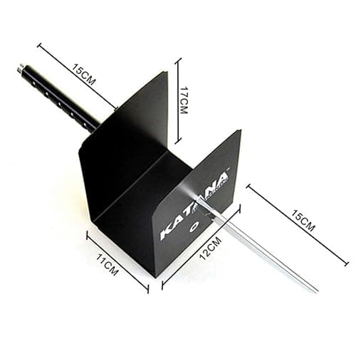 ZWCIBN Book Ends Decorative, Modern Metal Funny Unique Black DVD Bookends for Shelves, Katana Book Stopper Holder for Office Home, Desk Gifts Book Stands for Men and Book Lovers thumbnail 2