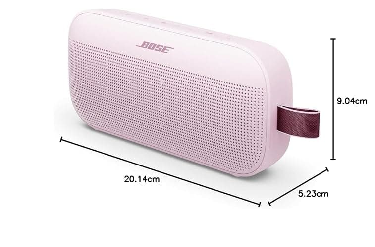 Bose SoundLink Flex Tragbarer Bluetooth Lautsprecher (2. Gen.), Outdoor Lautsprecher, wasserdicht und staubdicht, mit naturgetreuem Klang, bis zu 12 Stunden Akkulaufzeit, Blütenrosa – Limited Edition thumbnail 6