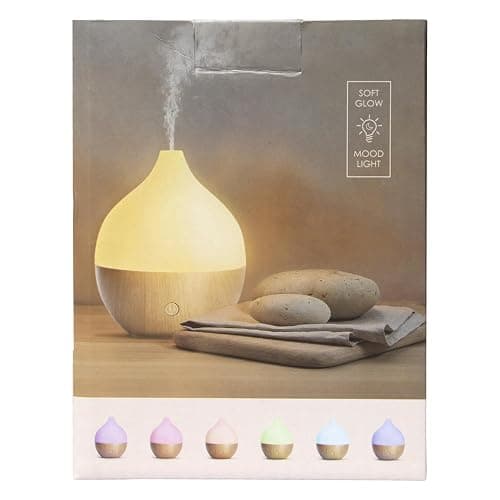 SALKING Essential Oil Diffuser, 100ml Small Aromatherapy Ultrasonic Cool Mist Humidifier with Warm White Lights, Auto Shut-Off Function, for Office Home thumbnail 9