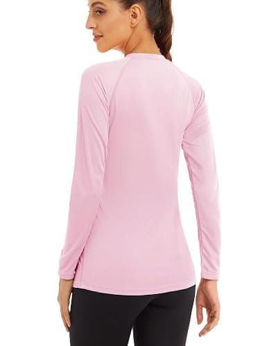 MAGCOMSEN Women's Long Sleeve Shirts UPF 50+ Sun Protection Shirts for Hiking Fishing Workout Rash Guard thumbnail 2