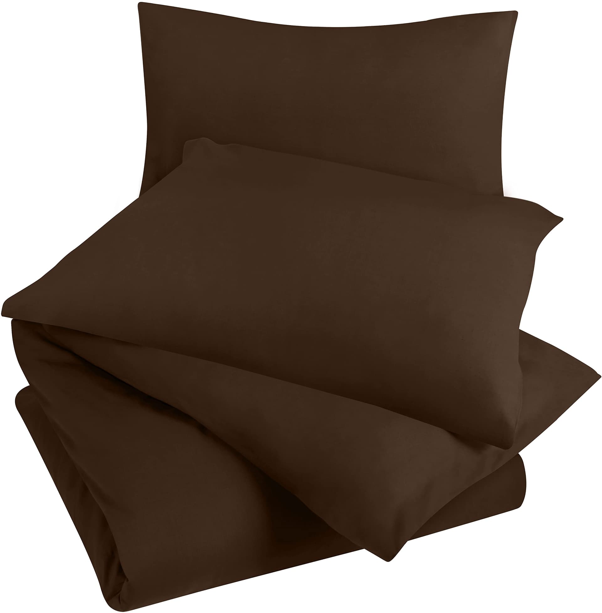 Utopia Bedding Duvet Cover Set - Soft Microfiber Duvet Cover 200x200cm with Pillowcases 50x75cm - Bedding Duvet Cover Set - Brown thumbnail 3