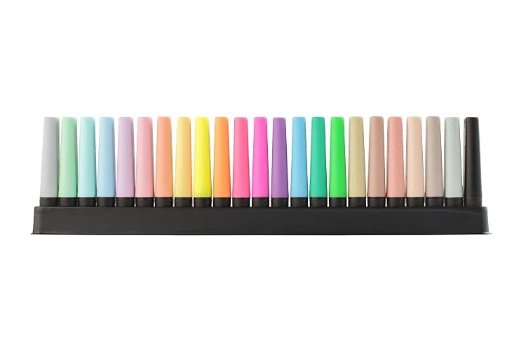 STABILO BOSS ORIGINAL - Surligneur - Set de bureau x 23 Surligneurs - 8 fluo + 8 pastel + 6 couleurs nature + 1 marqueur noir - Set x 23 dont 1 noir thumbnail 3