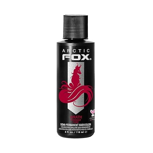 ARCTIC FOX Vegan and Cruelty-Free Semi-Permanent Hair Color Dye (4 Fl Oz, WRATH) - WRATH - 4 Fl Oz (Pack of 1)
